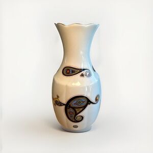 Royal TARA Ireland Fine Bone China Celtic‎ Bud Vase 5.5" Tall Vintage Galway